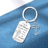 MADHAHEFU Christian Keyring Bible Verse Keyring Inspirational Keyring Gifts for