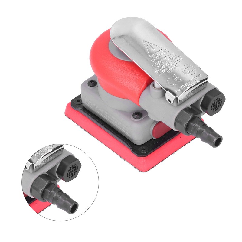 Air Sander Random Orbital Polisher Machine Handheld Square Pneumatic Tool