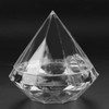 Candies Box Diamond Shaped Clear Jar Transparent Plastic Candy Storage
