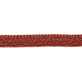 19mm Trim Braid Trim Style #0075SGC Dark Rust - K35 Sold by the Yard (3ft )