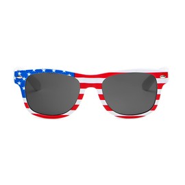 DOOVID Bat Novelty Sunglasses Flame Rimless Sunglasses Women Men Party Trendy UV400 Protection Sun Glasses American Flag