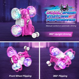 Dreamlandia Remote Controlled Car from 3-9 Years, Gift Girls 3 4 5 6 7 8 9 10 Years Toy from 3-10 Years Girls RC Car Monster Truck Games from 3 4 5 6 Years Toy for Outdoor Use