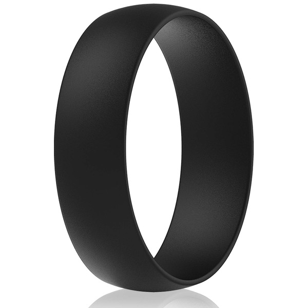 ThunderFit - Anillo de boda de silicona para hombres y