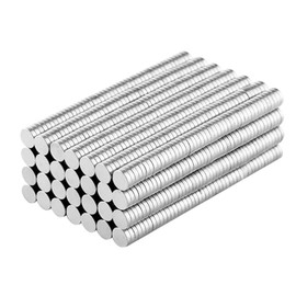 Round Multi-Use Magnets for Refrigerator Craft Project - Approximate 5x1mm - 150 Pieces