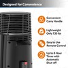 Lasko 360-Degree Oscillating Ceramic Tower Heater for Home with Tip-Over