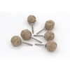 RII 32MM Dia Set of 6 Jute Rope Cabinet knobs