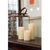 3.5x7 inch Ivory Simplux Flameless LED Candle w/Flickering Moving Flame