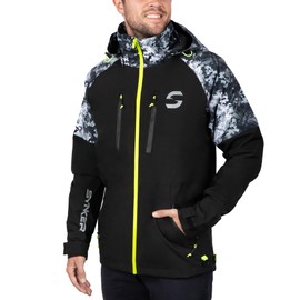 SYNKER STEALTH All Weather Performance Fishing Jacket | Waterproof, Windproof, Rainproof, Breathable, Lightweight (3XL)
