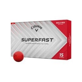 Callaway Golf Superfast Bold Red AlignXL Golf Balls - 15 Pack - 2025 Model | Golfballs.com