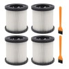 4 Pack DCV5801H Wet/Dry Vacuum HEPA Replacement Filter Compatible with
