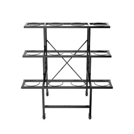 ClarArti 3 Tier Black Stand