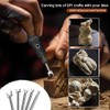 BAIQI Wood Carving Tool Kit 5 Different Drill Bits DIY