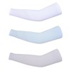 UV Protection Seamless Cooling Functional Yarn Arm Sleeves SN2205-0061 Skin Tone/FREE 2ea