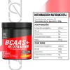 Bcaas + Glutamina Aminoácidos Psn 500g Sabores Naranja