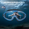 seasprint Swim Goggles, Wide View Clear View Swimming Goggles for