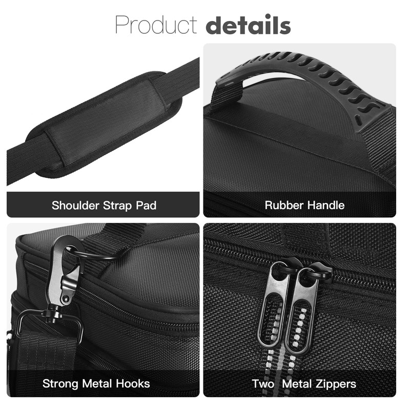 EUGOOCX Powerstation Carrying Case Compatible with ECOFLOW River 3, Travel