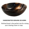 Parker Genuine Ox Horn Palm Lathering Shave Bowl – Handcrafted