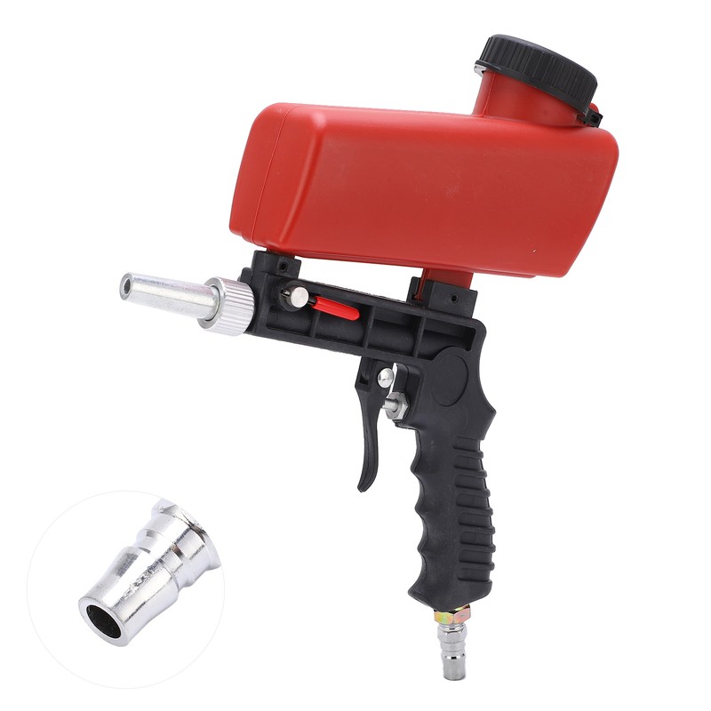 Handheld Pneumatic Sandblasting Gun Portable Small 90psi Sand Blaster for