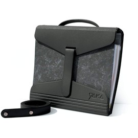 YAKA Black A4 Folder and Document Holder - Adjustable Shoulder Strap - 38", 41" or 44"