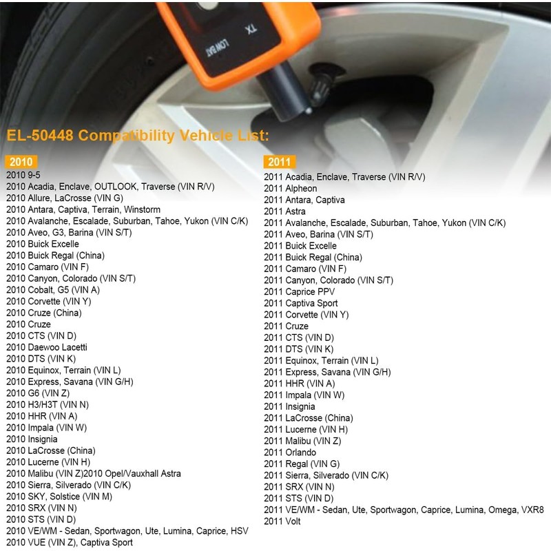Bittwee EL-50448 TPMS Relearn Tool, Auto System Programming Training, OEC-T5