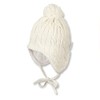 Sterntaler Knitted Hat with Bobble (Strickmütze) - beige, size: 41