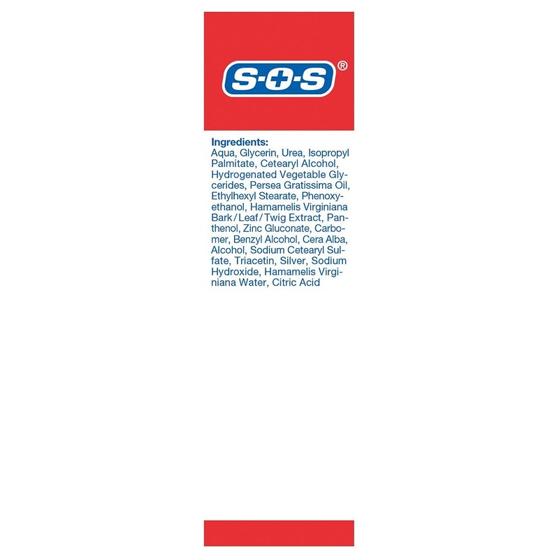 SOS MicroSilver Hand Cream, 1 x 75 ml, Rich Hand