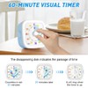HOTUT 60 Minute Visual Timer for Kids,Visual Countdown Timer Clock