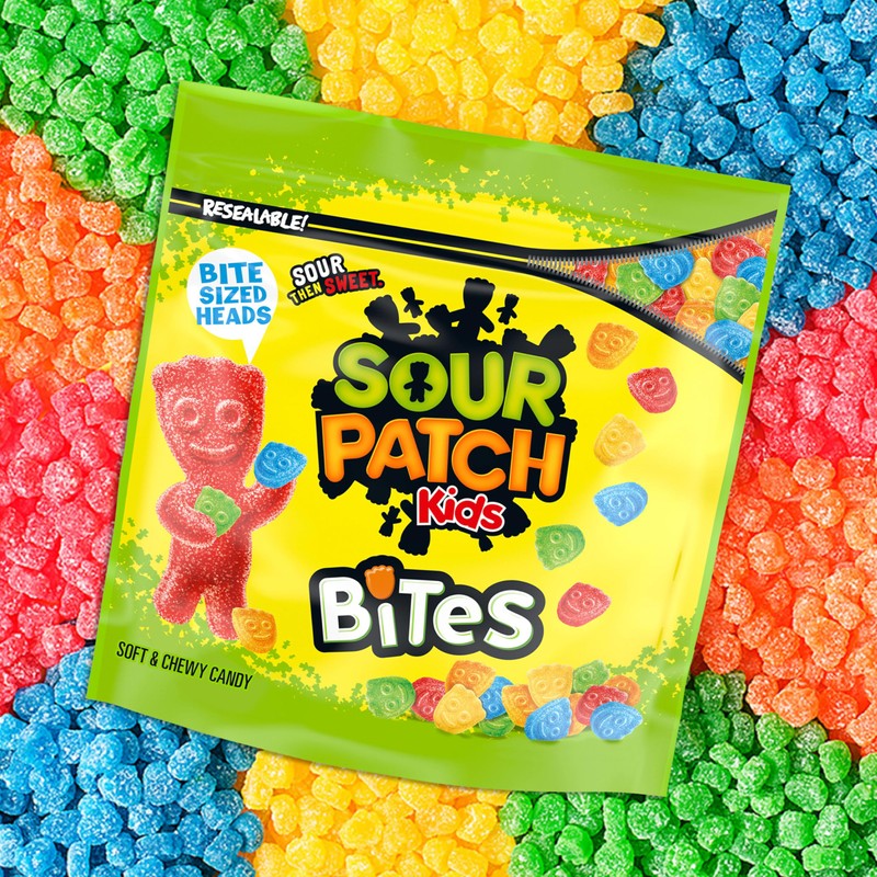 SOUR PATCH KIDS Bites Soft & Chewy Gummy Candy, 12