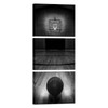 OuElegent Black and White Basketball Canvas Wall Art Basketball Court