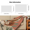Ergocar Boho Cuddly Blanket, Fluffy Blanket with Tassels, Thin and