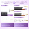 NAGARAKU Individual Eyelashes, 5th Generation Eyelash Material, 1 to 1