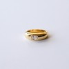 Aurelia Mae Baguette Dome Ring | CZ Set Gold Dome