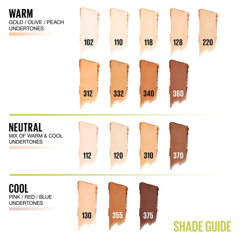 Maybelline Super Stay Up to 24HR Hybrid Powder-Foundation, Medium-to-Full Coverage