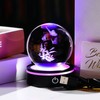 YWHL 3.14In 3D Crystal Butterfly Ball Gifts for Women, Butterfly