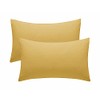 Pillow Cases 2 Pack Ochre Pillow Covers 50X75CM Hotel Quality