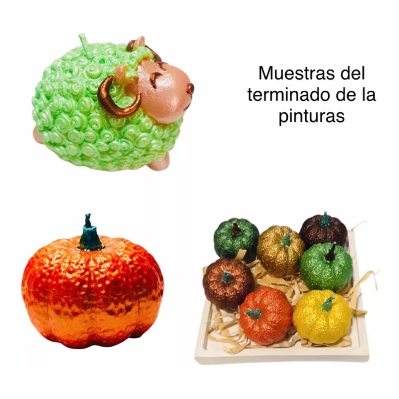 La Brujita Wax 2 Pinturas Para Velas Metálica Base Agua