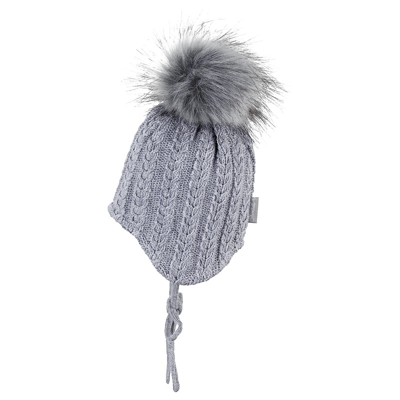 Sterntaler Unisex Baby Knitted Hat, silver mel.