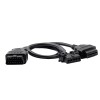 iKKEGOL Underdash Mount OBD II Splitter Extension Y Cable J1962