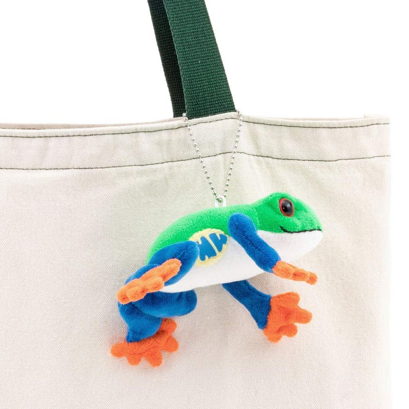 [COLORATA] Carolata Plush Mascot, Red-headed Frog (Realistic Amphibian / Chain
