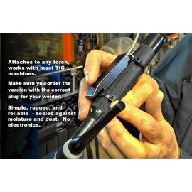 SSC Controls Touch 4 TIG Welding Remote Fingertip Torch Hand Control, 6 Pin Plug, Miller Welders, T810-0625