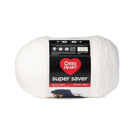 Red Heart Super Saver 1000g-White