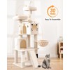Purrlato Tall Cat Tree, Multi-Level XL Large Cat Tower with