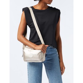 Kipling Women's Abanu M Crossbody 24 x 17 x 9 cm (W x H x D) - Silver -