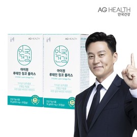 Anguk Health [혈행개선,기억력개선] 안국 아이원 루테인 징코 은행잎추출물 30캡슐 2개 [Blood circulation improvement, memory enhancement] Anguk Eye One Lutein Ginkgo Biloba Extract 30 Capsules (Pack of 2)
