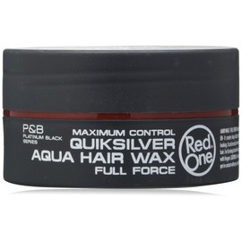 Cera para Cabello Red One Quiksilver Máximo Control - Cera para Peinar - Cera Pelo Hombre - Red One Aqua Hair Wax Quiksilver - Cera Red One Gris 150 ml