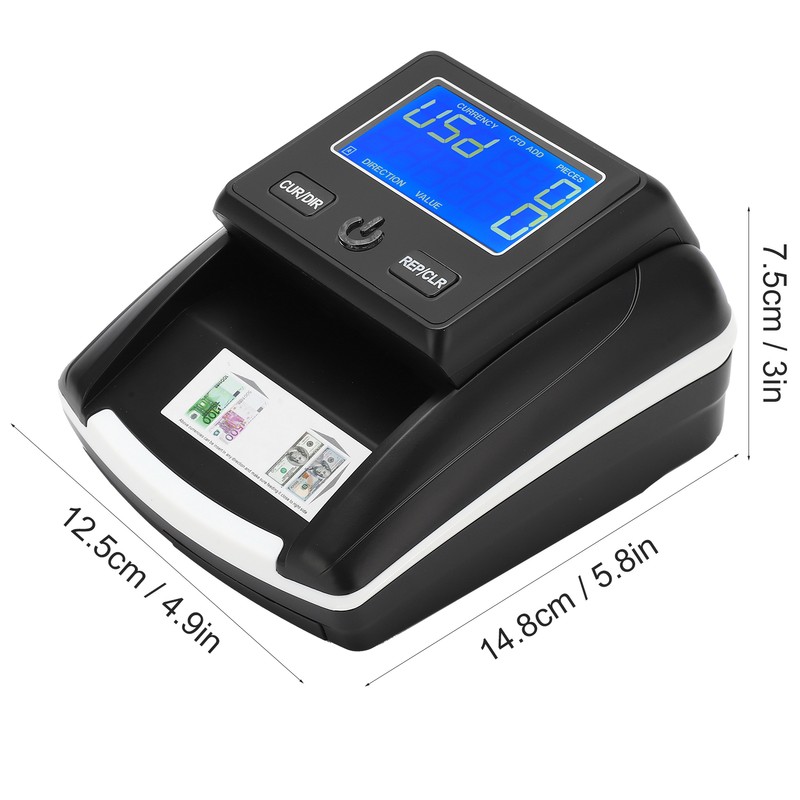 Banknote Detector Small Portable Convenient Digital Technology Intelligent Money Counter