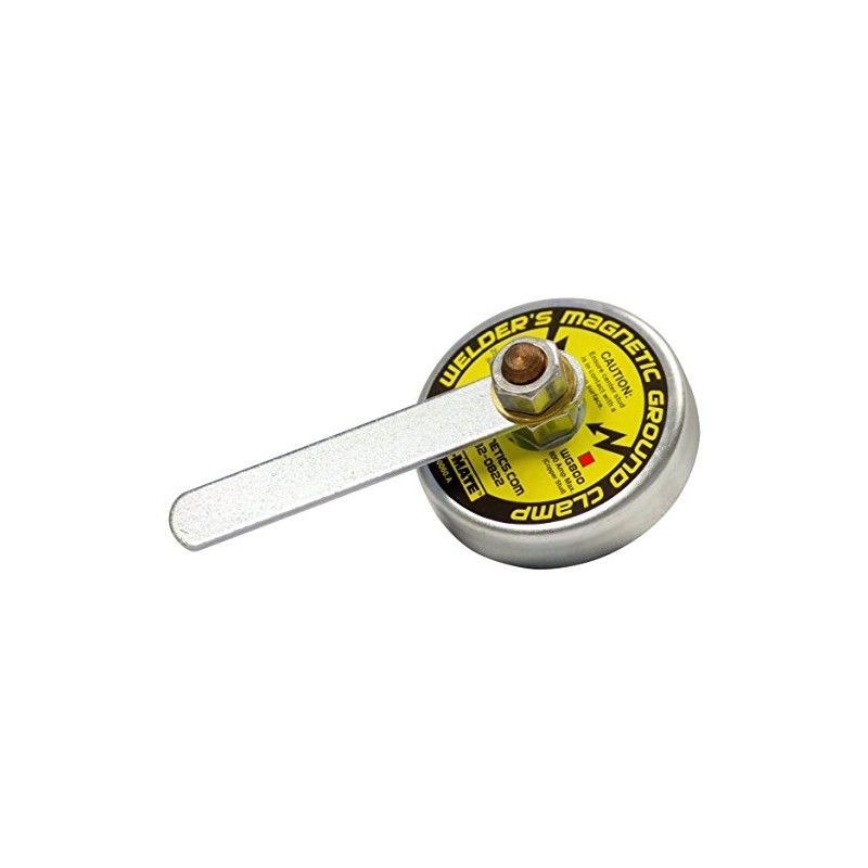 MAG-MATE WG800 Magnetic Welding Ground, Powerful Magnet Welding Accessory, Brass