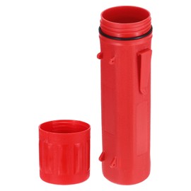 sourcing map Welding Rod Storage Tube, 14 Inch Tungsten Electrode Holder Container Airproof Waterproof 4.5kg Capacity, Red