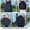 JMILYJW Cowboy Hat Box for Travel Crush Proof Western Hat