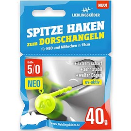Lieblingsköder Pointed Hook 5/0 NEO Jig Head, Weight: 40 g NEO